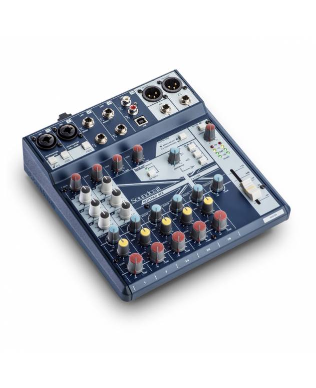Soundcraft Notepad-5 Mixer with USB - Wailian Electronics Pte Ltd